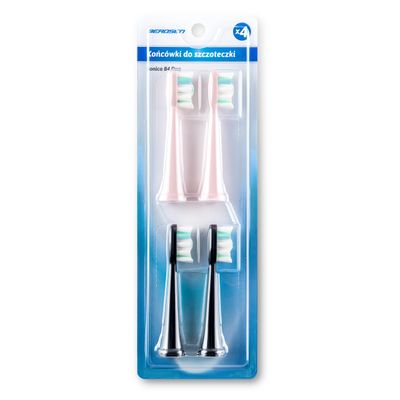 Berdsen Replacement Sonic Toothbrush Heads - Compatible with Berdsen B4 - Precise Cleaning - Whitening Effect - Reduces Plaque - Set of 4
