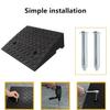 ALKEL Car Curb Ramp,Portable Heavy Duty Threshold Ramp for Wheelchairs, Cars Vehicles, Caravan, Skateboard, Motorcycle,Height 11cm view 4