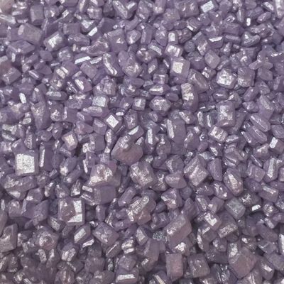 A Pinch Of - Glimmer Sugar Violet - Mini Pouch - 30g - Edible Cake Topper Sprinkles for Birthday, Girls Parties, Valentines Day, New Baby Girl & Mother's Day Cupcakes