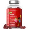 Iron Gummies for Kids with Vitamin C | 7mg of Iron with 20mg of Vitamin C for Absorption | Energy Support | Cherry Flavoured Tablet Alternative | Vegan | 60 Count | by Horbaach view 1