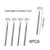 5 Pack Back Scratcher, Stainless Steel Massager With Pocket Clips, Telescoping Scratching Tool, Portable Extendable Handle for Adults Men Women Kids view 2