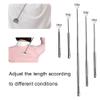 5 Pack Back Scratcher, Stainless Steel Massager With Pocket Clips, Telescoping Scratching Tool, Portable Extendable Handle for Adults Men Women Kids view 4