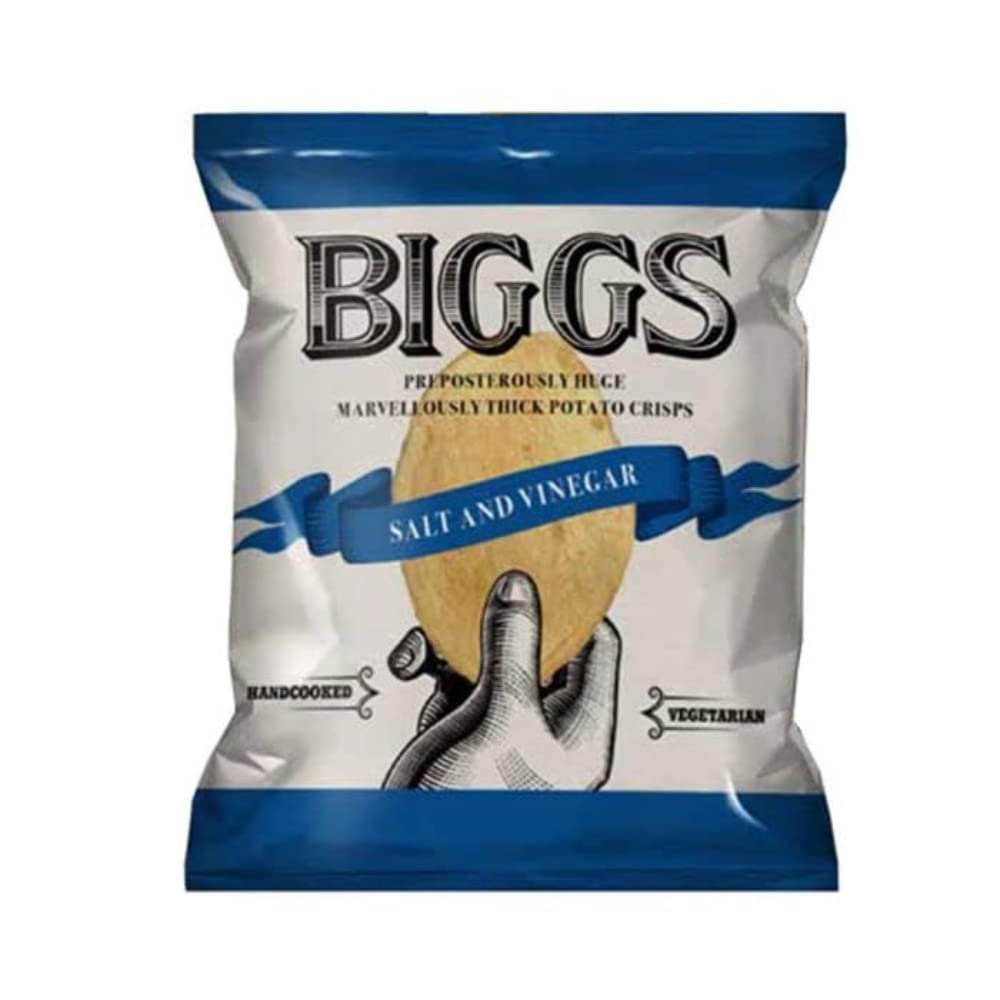 Biggs | Salt And Vinegar Crisps, 60G | Pack Of 10