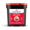ReadyWise, 80 Servings, Meat & Rice Bucket, Roasted Beef & Chicken, Grab & Go Food Kit, Freeze Dried, 15 Years Shelf Life, Emergency Food view 1
