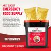 ReadyWise, 80 Servings, Meat & Rice Bucket, Roasted Beef & Chicken, Grab & Go Food Kit, Freeze Dried, 15 Years Shelf Life, Emergency Food view 4