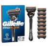 Gillette ProGlide Razor for Men, 1 Gillette Razor, 9 Razor Blade Refills, Designed for a Close Shave, with Lubrastrip view 1
