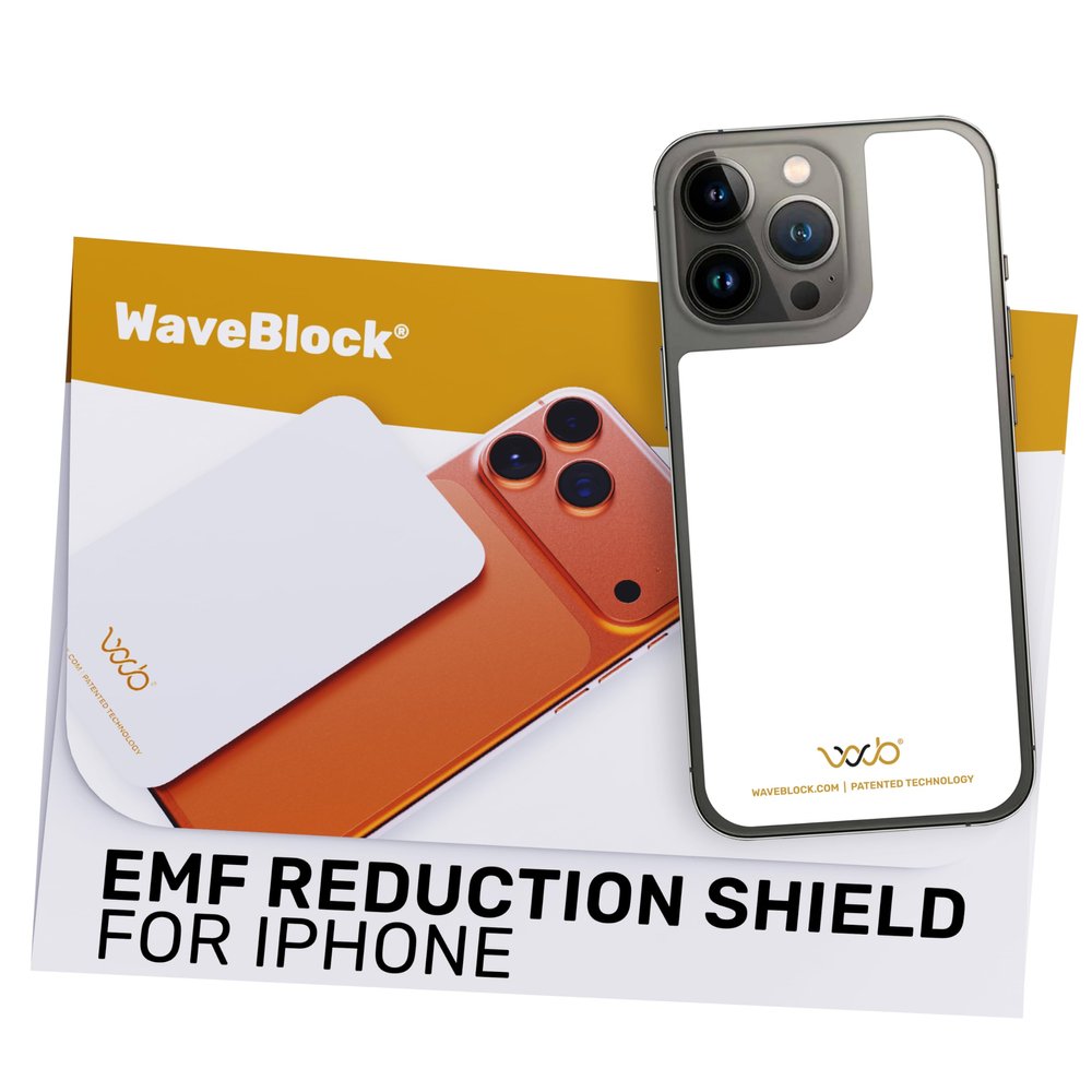 WAVEBLOCK EMF Blocker Sticker for iPhone 13/13 Pro White
