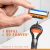 Gillette Fusion5 Blades, Men's Shaving Refills Pack of 11, Precision Trimmer, Anti-Friction Razor view 2