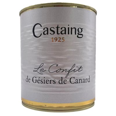 Castaing Confit Duck Gizzards 800g