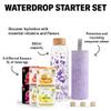 waterdrop Glass Starter Set 600ml Borosilicate Glass Bottle + 18 Sugar-Free Microdrink Hydration Cubes in 6 Flavours, Vitamin C & B Infused, BPA Free Water Bottle, Gift Set view 4