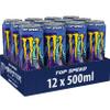 Monster Energy Top Speed Caffeinated Energy Drink with Refreshing Peach Nectarine Flavour - No Sugar and No Calories - in Practical Disposable Tins (12 x 500 ml) view 3