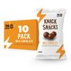 Knack Snacks | Crunchy Protein Balls - Milk Chocolate Flavour (10x 34 gram Bags) | High Protein Snack, Gluten Free Low Sugar view 1