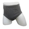 Men's Washable Incontinence Shorts Open Underwear Adults Patient Reusable Breathable Pant Diapers for Adults Prostate 500ml (XL, Black) view 4