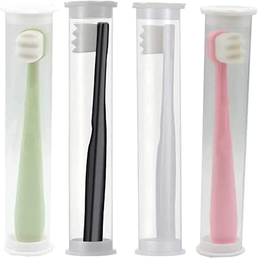 2023 New Nordic-Inspired Premium Nano Toothbrush,Extra Soft Wave Toothbrushes for Adults with 20000 Soft Bristles, Micro Nano Toothbrush with Box for Sensitive Gums and Teeth (4pcs)