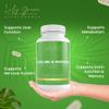 Lily Green Choline & Inositol Capsules | 500mg of Inositol & Choline Supplement Per Serving | Liver Support Supplements for Healthy Metabolism | 90 Vegan Capsules | Made in UK view 2