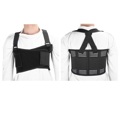 1Pcs Rib Chest Support Brace Sternum Injuries Adjustable Support Belt Protection Strap Rib Belt,Abdominal Binder Wrap,Belly Support Band