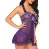 TURWXGSO Valentine's Day Women's Nightdress Plus Size Naughty Underwear Lace Chemise Lingerie Roleplay Exotic Sets Sexy Mesh Seductive Nighties Sleepwear Pajama Sets for Ladies view 4