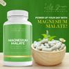 Lily Green Magnesium Malate Capsules | 1500mg Per Serving Magnesium Malate Supplements for Energy, Muscle & Nerve Support | 90 Vegan Capsules | Made in UK view 3