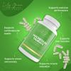 Lily Green Magnesium Taurate Supplements | 2000mg Per Serving Magnesium Supplements for Electrolyte Balance, Tiredness & Fatigue | 90 Vegan Capsules | No Artificial Fillers | Made in UK view 3