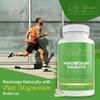 Lily Green Magnesium Taurate Supplements | 2000mg Per Serving Magnesium Supplements for Electrolyte Balance, Tiredness & Fatigue | 90 Vegan Capsules | No Artificial Fillers | Made in UK view 4