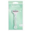 Gillette Venus Smooth Sensitive Women's Shaver with 2 Razor Blades, 3 Blades for a Close Shave, Current Version view 1