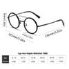 Reading Glasses for Women and Men, Retro Computer Eyeglasses, Fashion Round Glasses, with Spring Hinges (Color : Brown, Size : 2.0) view 2