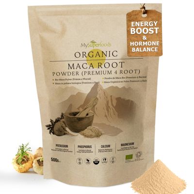 MySuperfoods Organic Maca Premium 4 Root Powder 500g