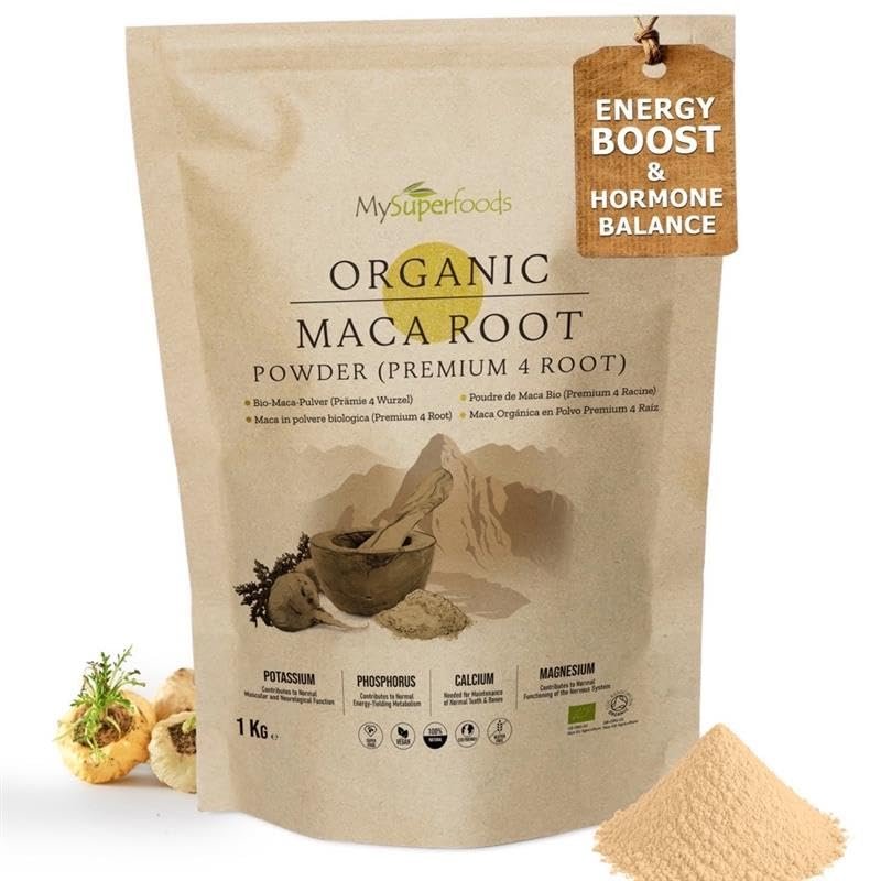 MySuperfoods Organic Maca Premium 4 Root Powder 1kg