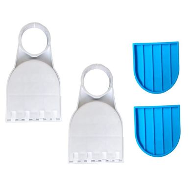 JUJIAN Detergent Cup Hole, Detergent Soft Rare Cup Hole Drip Ratchet, with Toe Cushion 2Pack