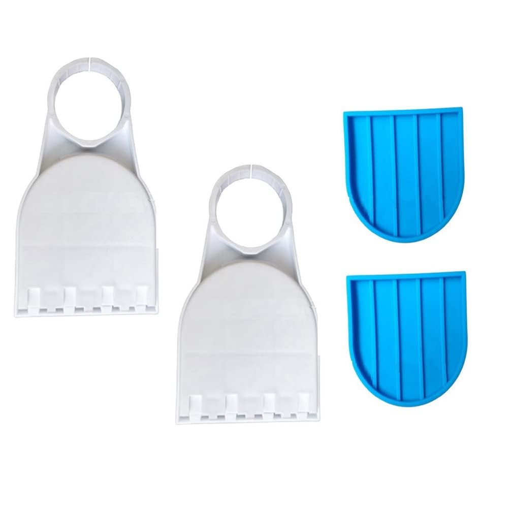 JUJIAN Detergent Cup Hole, Detergent Soft Rare Cup Hole Drip Ratchet, with Toe Cushion 2Pack