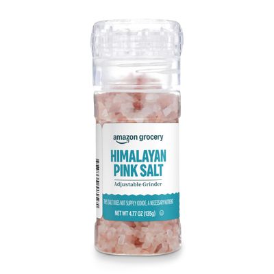Amazon Fresh - Pink Himalayan Salt Grinder 4.77 oz