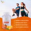 Vitamin D3 Gummies Adult 4000IU, Without Sugar Coated, 3 Months Supply, Natural Orange Flavour, 90 Chewable Gummies - Vegetarian Friendly,High Strength Vitamin D3 Supplement, GMO & Gluten Free view 4