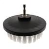 FEMSIS 5inch Drill Brush Power Scrubber Cleaning Brush with M14 Thread Drill Adaper for Cleaning Carpets, Kitchens and Bathrooms (Color : 5inch Black-Hard) view 4