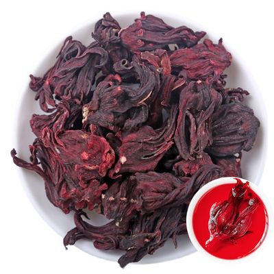 100% Roselle Hibiscus 50g/1.76oz Fresh, Non GMO Loose Leaf, Natural Dried Flowers Herbs for Soap Making, Syrup, Drinks, Baking, DIY Beauty, Sachets & Fresh Fragrance