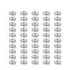 25 Pairs 14x7 15x9MM Silicone Nose Pads for Glasses Clear Gold Anti-Slip Nose Pads Soft Eye Care Tools Eyeglasses Accessories-14x7mm Transparent view 1