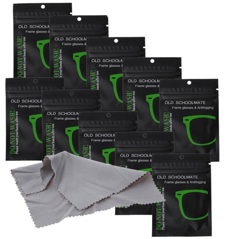 100Pcs Reusable Anti-Fog Wipes Glasses Pre-moistened Antifog Lens Cloth Defogger Eyeglass Wipe Prevent Fogging for Glasses-CN,White