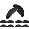 25Pairs Glasses Nose Pads Adhesive Silicone Nose Pads Non-Slip White Thin Nosepads for Glasses Eyeglasses Eyewear Accessories-25Pairs Black,China view 1