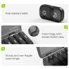 AUVON Pill Box Organiser, XL Weekly Pill Box 7 Day 2 Times a Day with One-Side Large Opening Design for Easy Filling, Tablet Organiser with Black Privacy Protection for Medication/Vitamins/Fish Oils view 3