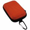 caseroxx Blood glucose meter Hard Case suitable for Dexcom G7 / ONE+ in orange, diabetic storage case view 1
