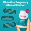 CONCEIVE PLUS Prenatal Vitamins for Women - Multivitamin with DHA, Choline, Folate, Non GMO Pregnancy Supplement | 30 Day Supply, Pre Conception Vitamin, Fertility Booster, Help Get Pregnant | 60 Caps view 3