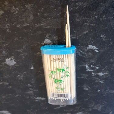 EliteKoopers 1 Pack Tooth Picks Bamboo Stick Dental Floss Dental Care Oral Hygiene ToothPicks