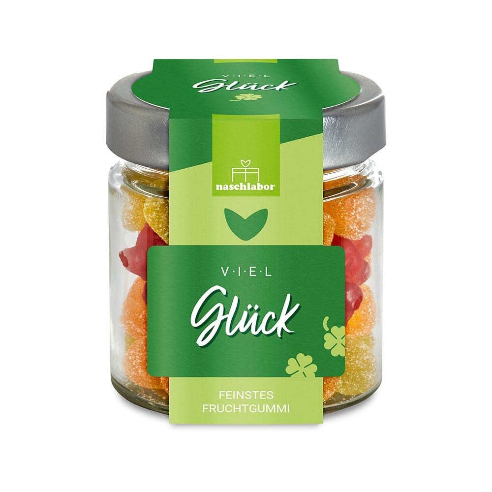 Good Luck Fruit Gummies | Lucky Charm for Anyone Who Could Need Some Luck | Candy Mix as a Gift for Children, Women and Men