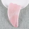 1 Pcs Gua Sha Tool Natural Rose Quartz Skin,100x55x6 Mm view 1