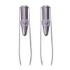 2X Stainless Steel Eyelashes Eyebrow Tweezer + LED Light view 1