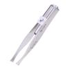 2X Stainless Steel Eyelashes Eyebrow Tweezer + LED Light view 2
