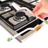 3Pcs Brush pan artifact gas stove cleaner dish scrubber brush stove cleaner for gas burner metal rust remover scrub brush for dishes kitchen wire brush white Gas stoves plastic view 2