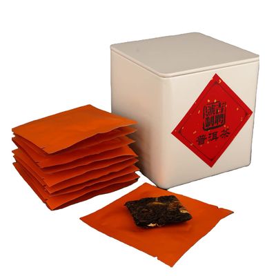 cn herb Chenpi Puer Cooked Tea Xinhui Chenpi Cooked Tea Portable Canned 100g
