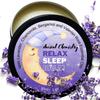 100% Natural Sleep Balm Softens Skin Whilst relaxing, Sleep Rub on The Temples or Pulse Points, Lavender, Bergamot and camomile essential oil & valerian root in balm for good night sleep aid view 1