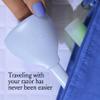 Billie Brand Womens Razor Travel Case - Magnetic Top, Cool Blue - Portable, Compact, Protective, Ventilated view 2