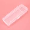1 Pcs Travel Double Edge Storage Box Men Case Accessories Transparent Holder Storage Travel Plastic Case view 3